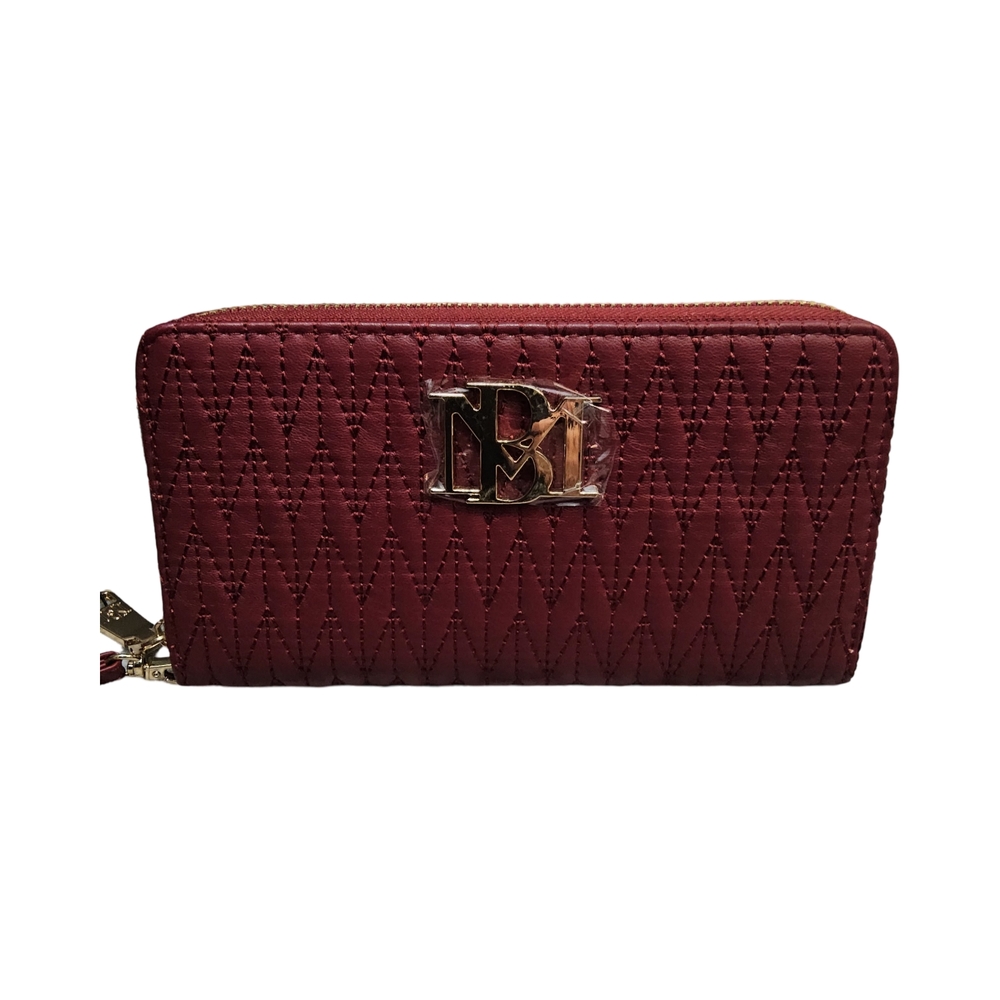 New Badgley Mischka Elegant Burgundy Wallet/Wristlet